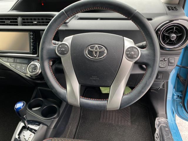 アクア X-アーバン 3ヶ月自社保証 純正ナビ 地デジ バックカメラ ETC ドラレコ Bluetooth ステアリングスイッチ 純正アルミ(33枚目)