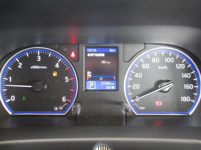 燃料計はデジタル表示で走行可能距離などの情報も表示してくるので、分かり易いです。