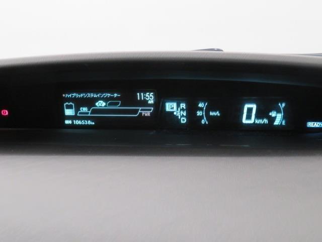 プリウス S バックカメラ ETC HIDヘッドライト スマートキー キーレス ハイブリッド ワンオーナー(10枚目)
