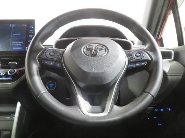 カローラクロス ハイブリッド　Ｚ　衝突被害軽減システム　メモリーナビ　バックカメラ　ＥＴＣ　ドラレコ　ＣＤ　ミュージックプレイヤー接続可　ＤＶＤ再生　電動シート　ハーフレザー　オートクルーズコントロール　ＬＥＤヘッドランプ　キーレス（19枚目）