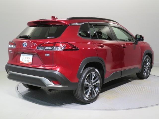 カローラクロス ハイブリッド　Ｚ　衝突被害軽減システム　メモリーナビ　バックカメラ　ＥＴＣ　ドラレコ　ＣＤ　ミュージックプレイヤー接続可　ＤＶＤ再生　電動シート　ハーフレザー　オートクルーズコントロール　ＬＥＤヘッドランプ　キーレス（35枚目）