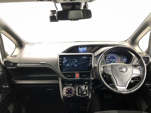 エスクァイア ハイブリッドGiプレミアムパッケジブラックテーラード 衝突被害軽減システム メモリーナビ フルセグ ETC ドラレコ CD ミュージックプレイヤー接続可 DVD再生 後席モニター オートクルーズコントロール LEDヘッドランプ 両側電動スライド キーレス(7枚目)