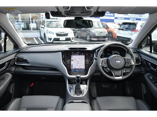 レガシィアウトバック Ｘ－ブレイクＥＸ　ドラレコ　ＥＴＣ２．０　自動防眩ミラー　ＬＥＤヘッドライト　ＬＥＤフォグ　アイサイトＸ　ツーリングアシスト　アイサイトセイフティプラス　１１．６インチモニター　ドラレコ　ＥＴＣ２．０　パワーシート　シートヒーター　電動リヤゲート（5枚目）