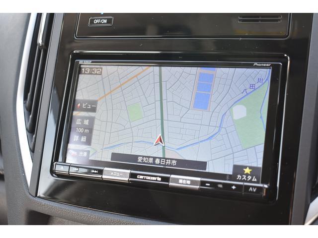 ディーラーオプションナビゲーション　見た目もすっきりしており、スバル認定Ｕ−ＣＡＲ保証の対象です！ＣＤ／ＤＶＤ／ブルートゥース／ＦＭ／ＡＭ。地図データは２０２１年版。地図更新ソフト販売中！