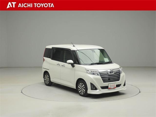 ルーミー カスタムＧ　Ｓ　衝突軽減ブレーキシステム　地デジＴＶ　スマートキ－　両側電動Ｄ　イモビライザー　ＬＥＤライト　１オナ　Ｂモニター　パワステ　ＶＳＣ　クルコン　ＤＶＤ視聴　ＥＴＣ　オートエアコン　ナビＴＶ　ＡＢＳ（8枚目）