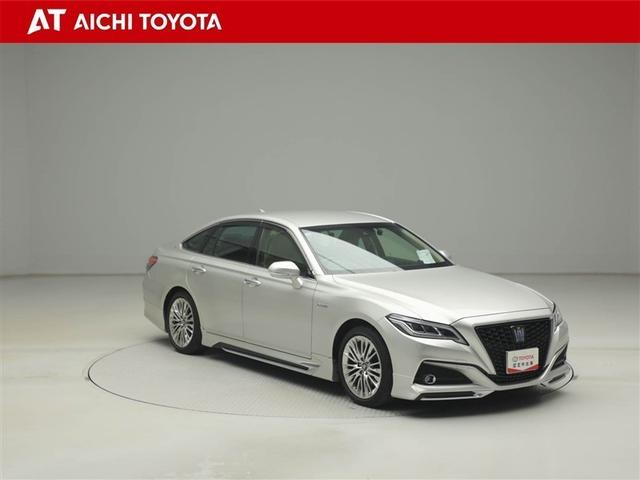 クラウンハイブリッド Ｇ　１オーナー　エアロ　アルミ　ＬＥＤヘッド　キーフリー　横滑り防止機能　ＤＶＤ　ＥＴＣ　オートエアコン　ＡＵＸ　ＡＢＳ　メモリナビ　盗難防止装置　エアバッグ　オートクルーズコントロール　ＡＣ１００Ｖ（8枚目）