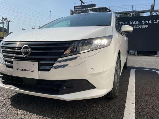 ノート X (雹害車)こちらの車両はひょう害車となります。新車保証はありません。軽微な凹みがありますが走行に問題はございません。店頭にて現車を確認いただきましてからのみの販売となります。プロパイロット全周囲カメラ(9枚目)