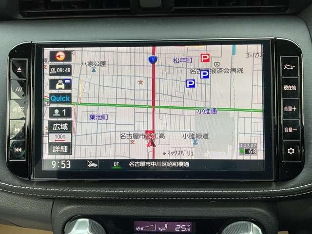 キックス Ｘ　★プロパイロツト★全周囲カメラ★純正大型ナビＢｌｕｅｔｏｏｔｈ＆ＤＶＤ再生フルセグＴＶ★スマートルームミラー★踏み間違い防止★ＬＥＤライト★ハイビームアシスト★ＥＴＣ★ＳＯＳコール★被害軽減ブレーキ（3枚目）