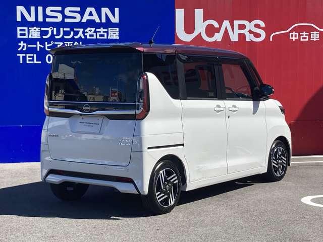 ルークス ６６０　ハイウェイスターＸ　プロパイロット　エディション　アラウンドビューモニター　ＬＥＤライト　アイドリング　パノラマモニター　助手席エアバッグ　衝突軽減ブレーキ　ＰＷ　ナビ＆ＴＶ　１セグ　ＬＤＷ　スマートキー　ＥＴＣ　ワンオーナー車　バックカメラ　ＰＳ　ＡＡＣ　メモリーナビ　アルミホイール（3枚目）