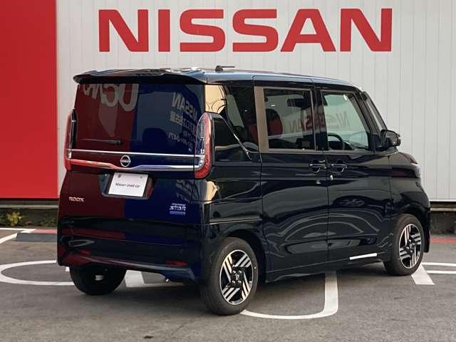 ルークス ６６０　ハイウェイスターＸ　プロパイロット　エディション　雹害車　プロパイロット　ＬＥＤライト　左右パワースライドドア　イモビ　パノラマモニター　助手席エアバッグ　衝突軽減ブレーキ　ＰＷ　禁煙　ＬＥＤヘッドライト　ＬＤＷ　スマートキー　ワンオーナー車　バックカメラ　ＰＳ　ＡＡＣ　アルミホイール（5枚目）