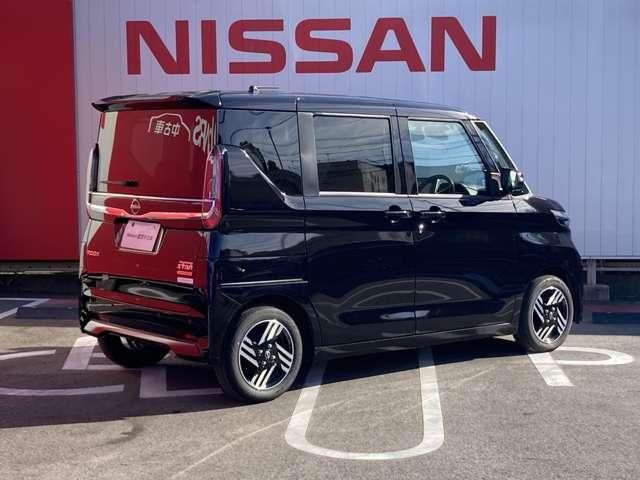 ルークス ６６０　ハイウェイスターＸ　アラウンドモニター　大画面ナビ　アイスト　衝突被害軽減ブレ－キ　マルチビューカメラ　車線逸脱警報装置　禁煙　ＥＴＣ　ＬＥＤ　スマートキー　パワーウィンドウ　ワンオーナー　カーテンエアバック　ドライブレコーダー　ナビＴＶ　バックカメラ（4枚目）