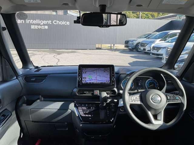 ルークス ６６０　ハイウェイスターＧターボ　プロパイロット　エディション　純正ナビ　プロパイロット　両側パワードア　アラウンドビュ　プリクラッシュセーフティー　メモリナビ　アダプティブクルコン　レーンキープ　インテリキ－　ＬＥＤヘッドライト　アイドリングストップ　カーナビ　ドライブレコーダー　ＡＣ（6枚目）