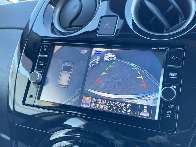 ノート １．２　ｅ－ＰＯＷＥＲ　Ｘ　純正ナビ　ＴＶ　全周囲カメラ　ドラレコ　禁煙　３６０°カメラ　記録簿付　Ｒカメラ　運転席助手席エアバック　レーンキープ　ＡＵＴＯエアコン　１オーナー　ナビＴＶ　サイドカメラ　運転席エアバッグ　キーレスエントリー　ドラレコ　ＥＴＣ車載器（4枚目）