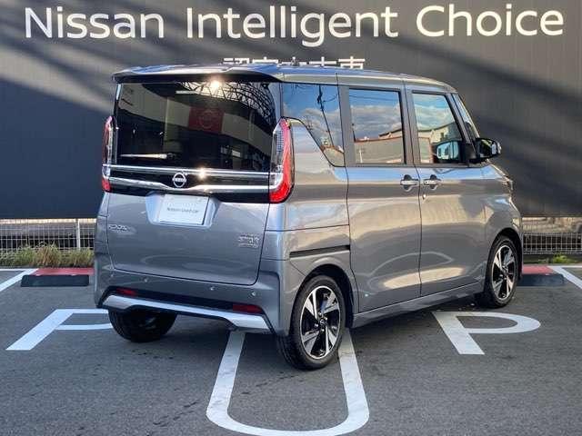 ルークス 660 ハイウェイスターGターボ プロパイロット エディション 雹害車 両側パワードア アラウンドビュ プリクラッシュセーフティー アダプティブクルコン レーンキープ 禁煙 インテリキ- LEDヘッドライト アイドリングストップ AC セキュリティー Rカメラ PS PW(5枚目)