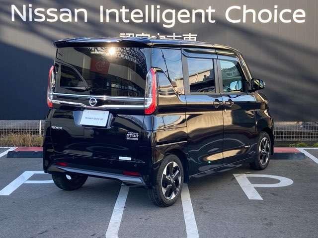 ルークス ６６０　ハイウェイスターＸ　ハンズフリー左オートスライドドア　アイスト　衝突被害軽減ブレ－キ　マルチビューカメラ　車線逸脱警報装置　ＥＴＣ　ＬＥＤ　スマートキー　パワーウィンドウ　ワンオーナー　カーテンエアバック　ドライブレコーダー　ナビＴＶ　バックカメラ（3枚目）