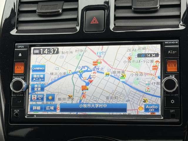 マーチ １．２　Ｘ　ＦＯＵＲ　４ＷＤ　純正ナビ　ＴＶ　バックモニター　ドラレコ　切替４ＷＤ　メモリーナビ　バックカメラ　ドライブレコーダー　ワンオーナー　禁煙車　エアコン　インテリジェントキー　パワーウィンドウ　ＥＴＣ（5枚目）