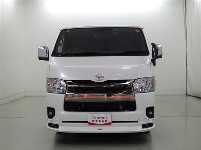 ハイエースバン スーパーＧＬ　ダークプライムＩＩ　衝突被害軽減システム　メモリーナビ　フルセグ　バックカメラ　ＥＴＣ　ドラレコ　ＣＤ　ミュージックプレイヤー接続可　ＤＶＤ再生　ＬＥＤヘッドランプ　スマートキー　キーレス　ディーゼル（3枚目）