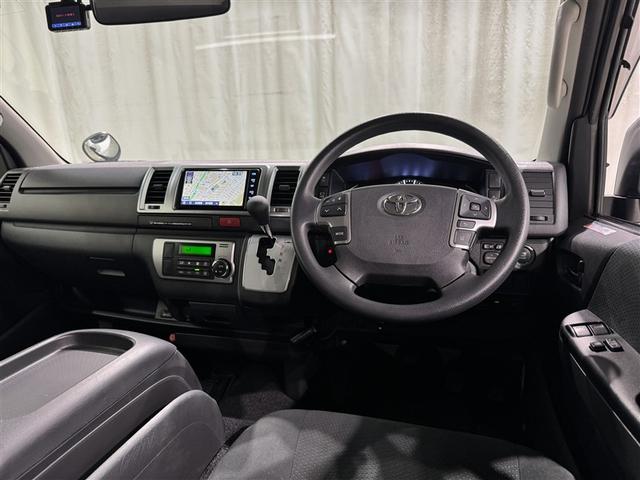 ハイエースバン ロングスーパーGL 衝突被害軽減システム メモリーナビ フルセグ バックカメラ ETC ドラレコ CD ミュージックプレイヤー接続可 LEDヘッドランプ スマートキー キーレス ディーゼル(7枚目)