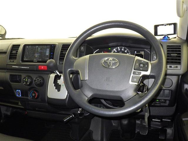 ハイエースバン DX 衝突被害軽減システム メモリーナビ フルセグ バックカメラ ETC ドラレコ CD ミュージックプレイヤー接続可 DVD再生 LEDヘッドランプ 乗車定員6人 キーレス ディーゼル(7枚目)