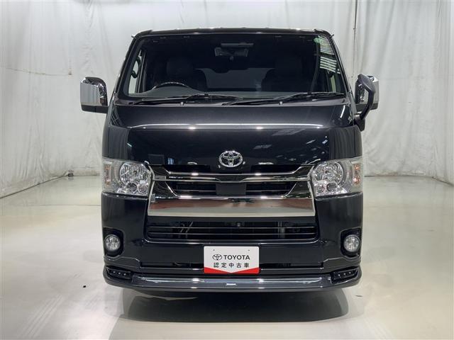 ハイエースバン スーパーGL ダークプライムII 衝突被害軽減システム メモリーナビ フルセグ バックカメラ ETC CD LEDヘッドランプ 両側電動スライド スマートキー キーレス ディーゼル(3枚目)