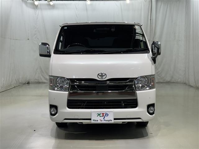 ハイエースバン スーパーＧＬ　ダークプライムＩＩ　衝突被害軽減システム　メモリーナビ　フルセグ　バックカメラ　ＥＴＣ　ドラレコ　ＣＤ　ミュージックプレイヤー接続可　ＤＶＤ再生　ＬＥＤヘッドランプ　スマートキー　キーレス　ディーゼル（4枚目）