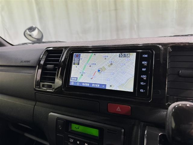 ハイエースバン スーパーＧＬ　ダークプライムＩＩ　衝突被害軽減システム　メモリーナビ　フルセグ　バックカメラ　ＥＴＣ　ドラレコ　ＣＤ　ミュージックプレイヤー接続可　ＤＶＤ再生　ＬＥＤヘッドランプ　スマートキー　キーレス　ディーゼル（10枚目）