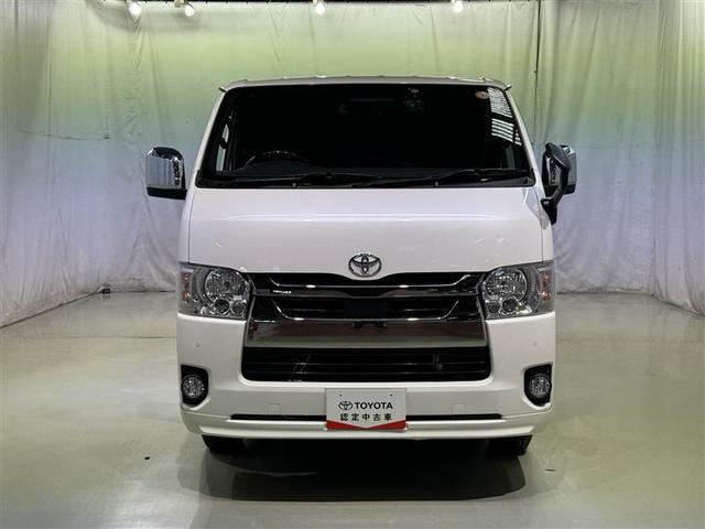 ハイエースバン スーパーＧＬ　ダークプライムＩＩ　衝突被害軽減システム　メモリーナビ　フルセグ　バックカメラ　ＥＴＣ　ドラレコ　ＣＤ　ミュージックプレイヤー接続可　ＤＶＤ再生　ＬＥＤヘッドランプ　スマートキー　キーレス　４ＷＤ　ディーゼル（3枚目）