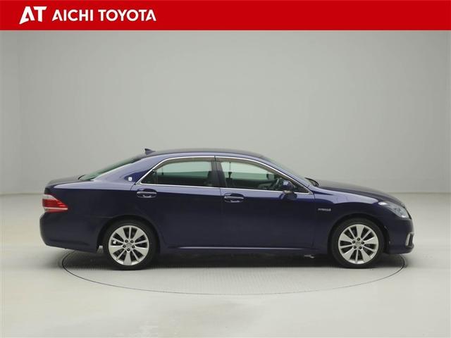 クラウンハイブリッド Ｌパッケージ　アルミホイール　盗難防止システム　ＡＢＳ　ＤＶＤ再生　ＨＤＤナビ　オートクルーズコントロール　フルセグＴＶ　エアコン　ＥＴＣ　ナビＴＶ　キーレス　スマートキー・プッシュスタート　バックモニター（7枚目）