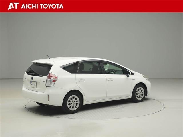 プリウスα Ｓ　スマキ－　ＤＶＤ視聴可　リモコンキー　横滑り防止装置付き　ＰＷ　Ｂカメラ　ナビ・ＴＶ　サイドエアＢ　ワンオナ　ＡＵＸ　ＥＴＣ車載器　ＡＢＳ付き　アルミホイール　メモリーナビゲーション　運転席エアバッグ（6枚目）