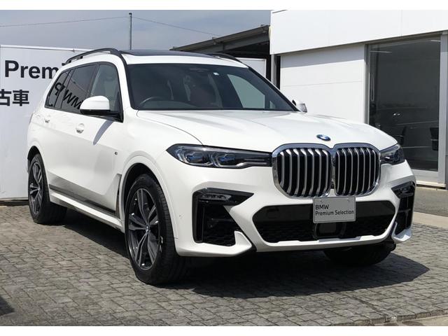 Ｘ７ ｘＤｒｉｖｅ　４０ｄ　Ｍスポーツ　茶革　パノラマ・スカイラウンジ・サンルーフ　７人乗り　ドライビング・アシスト・プロフェッショナル　クラフテッド・ガラスフィニッシュ　ソフトクローズドア　ディスプレイキー　バックレストモニター　２１ＡＷ（2枚目）