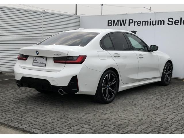 ３シリーズ ３２０ｉ　Ｍスポーツ　黒レザーシート　カーブドディスプレイ　アップルカープレイ　全周囲カメラ　アクティブクルーズコントロール　Ｆシートヒーター　電動リアゲート　リア・プライバシーガラス　ＢＭＷライブコクピットプロ　１８ＡＷ（5枚目）