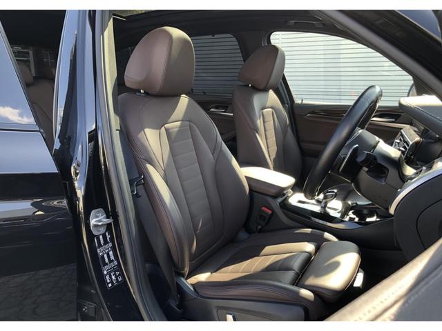 X3 xDrive 20d Mスポーツ モカ革 パノラマSR 全周囲カメラ アクティブクルーズコントロール FRシートヒータ Fシートベンチレーション ウッドP ハーマンカードン BMW・M50周年記念エンブレム ハンドルヒータ 19AW(10枚目)