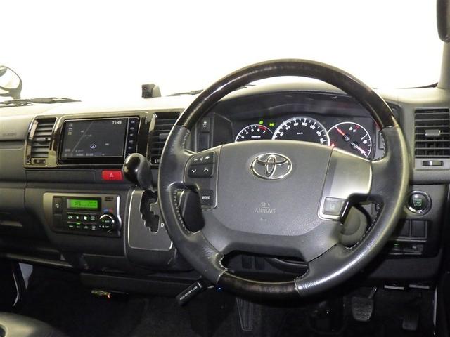 ハイエースバン スーパーGL ダークプライムII 衝突被害軽減システム メモリーナビ フルセグ バックカメラ ETC ドラレコ CD ミュージックプレイヤー接続可 DVD再生 LEDヘッドランプ スマートキー キーレス(8枚目)