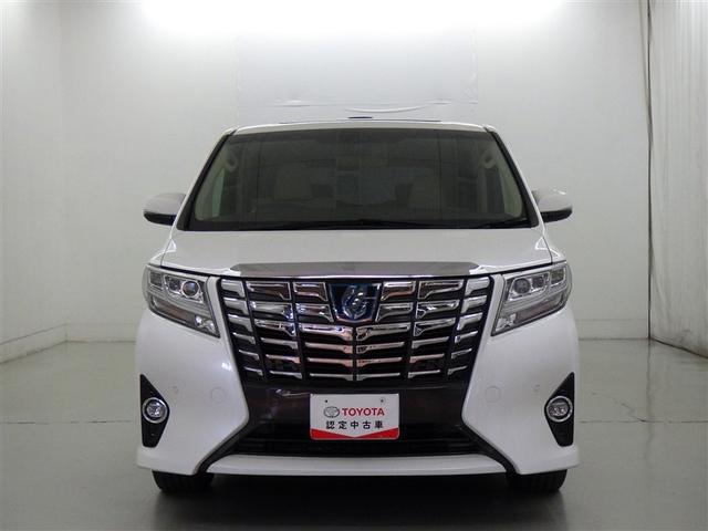 アルファードハイブリッド エグゼクティブラウンジ 衝突被害軽減システム メモリーナビ フルセグ バックカメラ ETC ドラレコ CD ミュージックプレイヤー接続可 DVD再生 後席モニター サンルーフ 革シート 電動シート オートクルーズコントロール(3枚目)