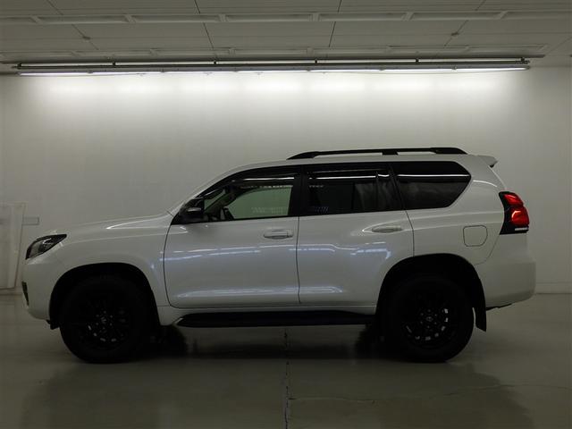 ランドクルーザープラド ＴＸ　Ｌパッケージ　マットブラックエディション　衝突被害軽減システム　メモリーナビ　フルセグ　バックカメラ　ＥＴＣ　ドラレコ　ミュージックプレイヤー接続可　サンルーフ　革シート　電動シート　オートクルーズコントロール　ＬＥＤヘッドランプ　キーレス（4枚目）