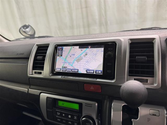 ハイエースバン ロングスーパーGL メモリーナビ フルセグ バックカメラ ETC ドラレコ CD DVD再生 LEDヘッドランプ キーレス ディーゼル(9枚目)