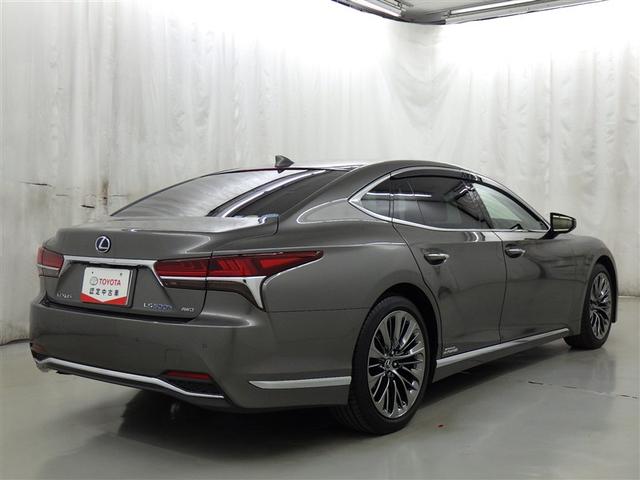 LS LS500h バージョンL 衝突被害軽減システム メモリーナビ フルセグ バックカメラ ETC ドラレコ CD ミュージックプレイヤー接続可 DVD再生 サンルーフ 革シート 電動シート オートクルーズコントロール スマートキー(6枚目)