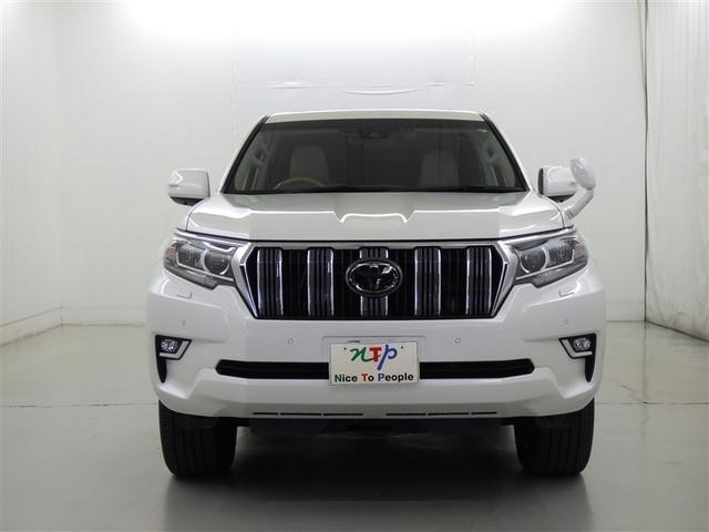 ランドクルーザープラド ＴＸ　Ｌパッケージ　衝突被害軽減システム　メモリーナビ　フルセグ　バックカメラ　ＥＴＣ　ドラレコ　ＣＤ　ミュージックプレイヤー接続可　ＤＶＤ再生　サンルーフ　革シート　電動シート　オートクルーズコントロール　スマートキー（3枚目）