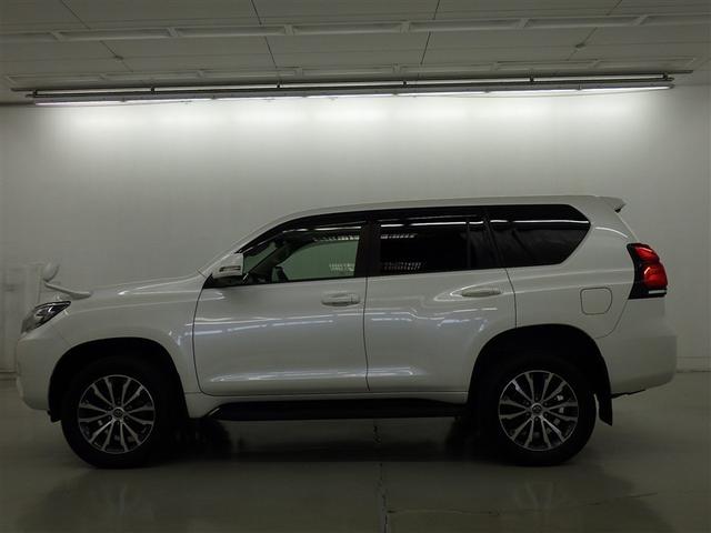 ランドクルーザープラド ＴＸ　Ｌパッケージ　衝突被害軽減システム　メモリーナビ　フルセグ　バックカメラ　ＥＴＣ　ドラレコ　ＣＤ　ミュージックプレイヤー接続可　ＤＶＤ再生　サンルーフ　革シート　電動シート　オートクルーズコントロール　スマートキー（4枚目）