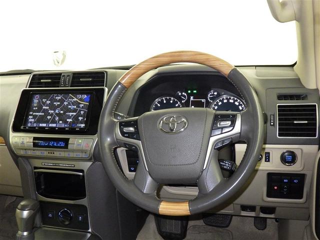 ランドクルーザープラド ＴＸ　Ｌパッケージ　衝突被害軽減システム　メモリーナビ　フルセグ　バックカメラ　ＥＴＣ　ドラレコ　ＣＤ　ミュージックプレイヤー接続可　ＤＶＤ再生　サンルーフ　革シート　電動シート　オートクルーズコントロール　スマートキー（8枚目）