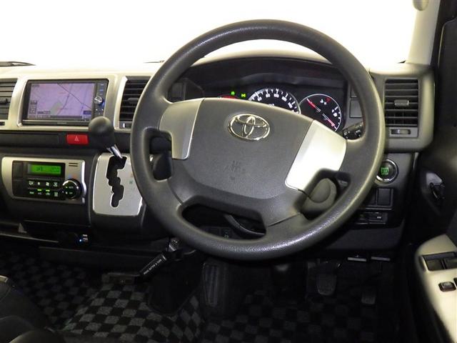 ハイエースバン ロングスーパーGL メモリーナビ フルセグ バックカメラ ETC ドラレコ CD DVD再生 LEDヘッドランプ スマートキー キーレス 4WD ディーゼル(8枚目)