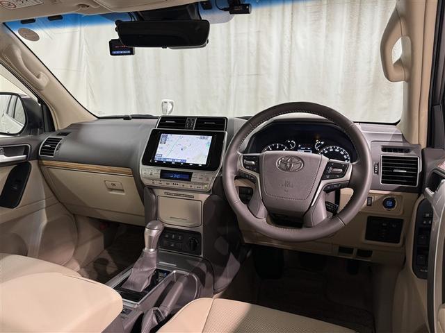 ランドクルーザープラド TX Lパッケージ 衝突被害軽減システム メモリーナビ フルセグ バックカメラ ETC ドラレコ CD ミュージックプレイヤー接続可 サンルーフ オートクルーズコントロール LEDヘッドランプ スマートキー キーレス(9枚目)