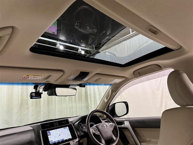 ランドクルーザープラド TX Lパッケージ 衝突被害軽減システム メモリーナビ フルセグ バックカメラ ETC ドラレコ CD ミュージックプレイヤー接続可 サンルーフ オートクルーズコントロール LEDヘッドランプ スマートキー キーレス(10枚目)