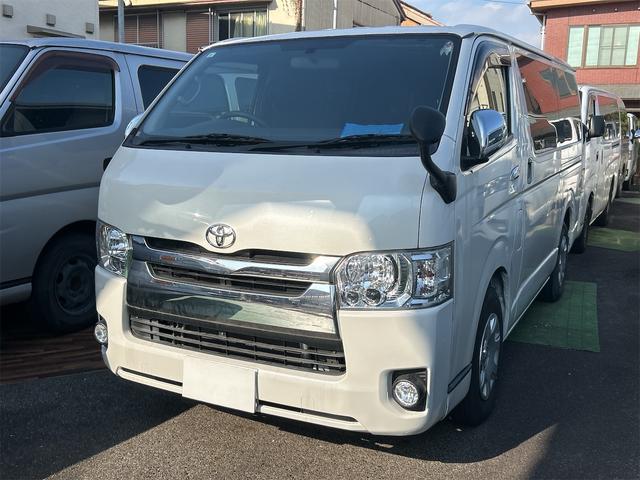 ハイエースバン ロングスーパーGL ETC バックカメラ ナビ TV 両側スライドドア オートライト 電動格納ミラー AT CD Bluetooth エアコン パワーウィンドウ 運転席エアバッグ(2枚目)