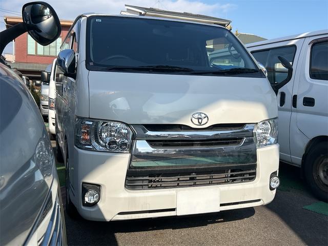 ハイエースバン ロングスーパーGL ETC バックカメラ ナビ TV 両側スライドドア オートライト 電動格納ミラー AT CD Bluetooth エアコン パワーウィンドウ 運転席エアバッグ(4枚目)