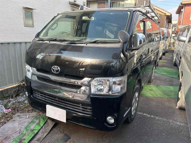 ハイエースバン ＤＸ　ＧＬパッケージ　ドライブレコーダー　ＥＴＣ　バックカメラ　ナビ　ＴＶ　両側スライドドア　キーレスエントリー　電動格納ミラー　ＣＶＴ　ＣＤ　ＵＳＢ　ミュージックプレイヤー接続可　エアコン　パワーステアリング（2枚目）