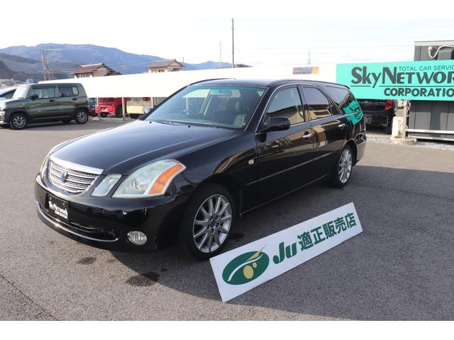 マークIIブリット ２．０ｉＲ　リミテッド　純正ＤＶＤナビ　ＨＩＤヘッド　純正１７インチアルミ　キーレスキー　禁煙車（2枚目）