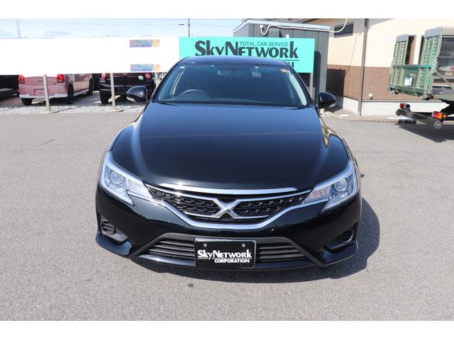 マークX 1年保証付 自社ユーザー様下取車 社外ナビ バックカメラ ブルートゥース フルセグTV 前後ドラレコ HIDヘッドライト 社外16インチアルミ キーレスキー(2枚目)