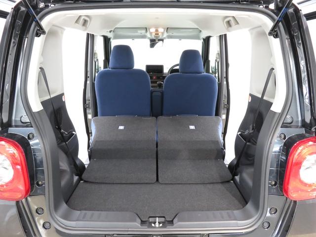 シートアレンジを変えるだけで、こんなに広々としたラゲッジスペースが誕生しました。お出かけやお買い物にも大活躍してくれますよ。