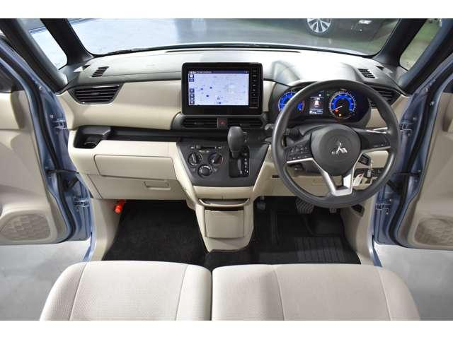 eKスペース M 弊社社有車 Mナビ TV Bカメラ(ミラー) パーキングセンサー フルセグTV デュアルエアバッグ バックモニター キーレスエントリーシステム 盗難防止装置 シートヒーター パワーウインドウ エアコン(3枚目)